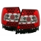 Audi A4 B5 (94-01) aizmugurējie LED lukturi, sarkani